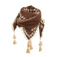 thumbnail image 3 of Turbante Shemagh Chalina Unisex Algodón Marrón - Naisha NAISHA SHNSH, 3 of 4