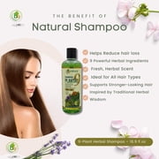 Herbal Shampoo 9-Plant–16.9 fl oz–with Cacahuananche, Sangre de Grado, Bergamot, Aloe, Rosemary & More Paraben-Free + 4 oz Batana Oil – Strengthening & Nourishing Hair Combo – Natural Hair Care BE