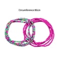 thumbnail image 7 of 2Pcs Waist Bead Chains Bohemian Belly Bead Body Chain for Summer Party Red, 7 of 7