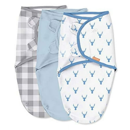 UPC: 0012914579305 | SwaddleMe Original Swaddle – Size Small/Medium 0-3 Months 3-Pack (Oh Deer )