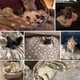 thumbnail image 5 of Perro gato felpa doble cubierta flanela cama y sofá para mascotas marrón 75 x 100 cm PenghuiLiu 9024719197524, 5 of 5