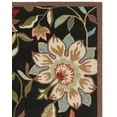 thumbnail image 3 of SAFAVIEH Four Seasons Barrett Floral Area Rug, Black/Purple, 5' x 8', 3 of 5