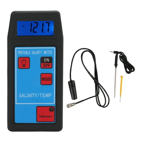 Salinity Meterfor Aquarium,OW‑8425 High Precision Digital Water Quality Monitor Digital Salinity Testerfor Salt Water Quality You Can Trust
