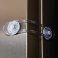 thumbnail image 5 of Dreambaby Multi-Purpose Latches Adhesive Flexible Cabinet Safety Lock Clear 3-PK, 5 of 9