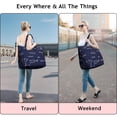 thumbnail image 5 of Math Equations Graphs Black Pattern Travel Tote Bags for Women Carry On,Large Weekender Bags for Women Travel,Multi Functional Duffle Bag for Work,Shopping,Sports, 5 of 5