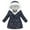 Navy, variant on Ccpelsie Winter Girls and Toddlers' Lightweight Full Zip Packable Hooded Puffer Jacket for Little Kid Big Kid(Navy,4-5 Years)