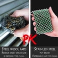 thumbnail image 6 of Chainmail Scrubber for Cast Iron & Cookware Heavy-Duty Stainless Steel Scrubber with Hanging Ring – Safe for Pans, Skillets, BBQ Grills & Pots, 6 of 6
