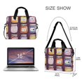 thumbnail image 3 of FORMRS 16" Laptop Bag Carrying Sleeve Case with Handle Travel Shoulder Briefcase, Purple Jam, 3 of 8