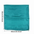 thumbnail image 5 of Women's Polyester Silk-Like Square Scarf Headband Solid Color 90x90cm for Travel, 5 of 5