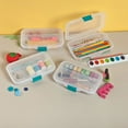 thumbnail image 5 of Sterilite Convenient Divided Clear Pencil Storage Box & Latch Lid, 12 Pack, 5 of 12