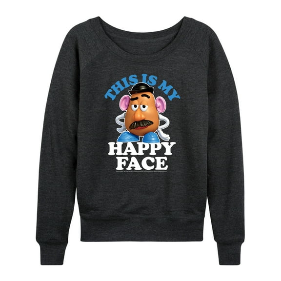 Toy Story - This Is My Happy Face - Women's Lightweight French Terry Long Sleeve Shirt