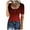 Wine, variant on Short Sleeve Shirts For Women Sevevn Women's Round Neck Short Sleeve Henley T-Shirts Casual Ribbed Knit Slim Fit Summer Tops Solid Color Basic T-Shirt