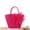 Pink, variant on Yoyauz Women's Grass Woven Beach Bag - Women's Beach Handmade Woven Handbag, Summer Mesh Hollow Shoulder Bag, Suitable for Holidays
