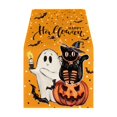 thumbnail image 2 of Halloween Table Runner, Jack O Lantern Decor, Halloween Ghost Decorations, Black Cat Halloween Decor, 13 X 72 Inch Linen Fabric Dining Table Accent with Non-Slip Backing, Heat, 2 of 8