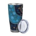 thumbnail image 2 of Fotbe Bohemian Turtle Pattern 20 oz Tumbler Stainless Steel Vacuum Insulated Coffee Ice Cup Double Wall Travel Flask Leak-proof Coffee Cup-Without Straw, 2 of 8