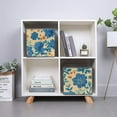 thumbnail image 3 of Collapsible Oxford Fabric Storage Cubes with Handles, Large Mid Foldable Oxford Cloth Bins Set of 2/6, Closet Organizers for Shelves Clothes Home Kitchen Toy - seamless pattern, 3 of 7