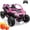 Pink, variant on 24V 10AH 2 Seater Power-Wheels with Remote Control, Cuoote Ride On Car, 21" 4WD/AWD Electric Car, EVA Tires, 4 Spring Absorbers for Big Kids 3-10 Years