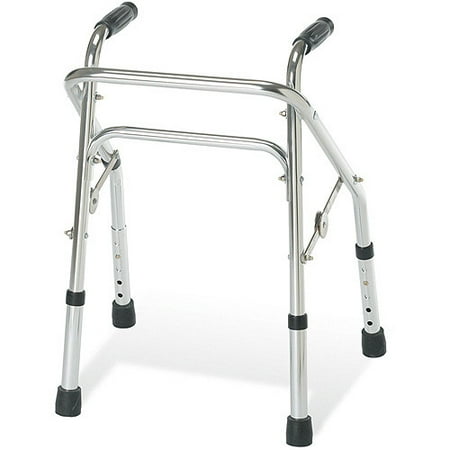 Medline Pediatric Children's Folding Walker, User Height 4' - 4'8"
