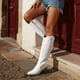 thumbnail image 3 of Bota DREAM PAIRS SDKB224W-W Blanca con Tacón Grueso Talla 9, 3 of 7