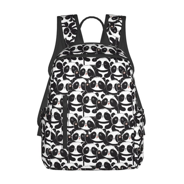 Disketp Panda Mochila Ligera e Impermeable, Mochila de Día Resistente para Viajes, Senderismo y Uso Diario para Hombre y Mujer