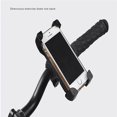 thumbnail image 2 of 360 Degree Rotation Bike Bicycle Motorcycle Handlebar Phone Holder Bracket Mount Shockproof for 3.5-6.5" Smartphone iPhone Samsung Galaxy, 2 of 6