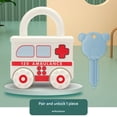 thumbnail image 6 of Safe Childrens Learning Train With Keys Cars Following Educational Principles, 6 of 8
