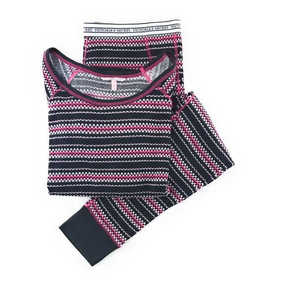 Victoria's Secret Fireside Long Jane Thermal Pajama Set