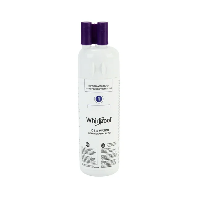 (2 pack) Everydrop by Whirlpool Ice and Water Refrigerator Filter 1, EDR1RXD1, Single-Pack, Purple