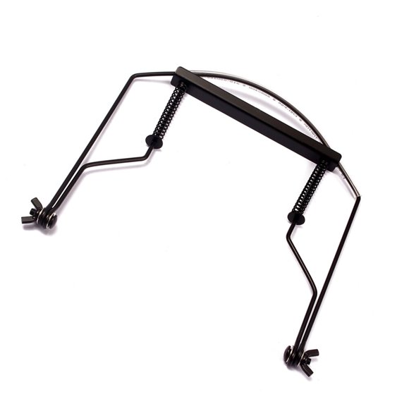 Luxshiny Soporte Para Cuello Negro Resistente De Acero Para De 10 Agujeros