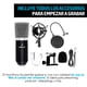 thumbnail image 3 of Micrófono Condensador Profesional para Estudio Redlemon AUX 3.5mm a XLR, Incluye Adaptador USB y Accesorios, 3 of 8