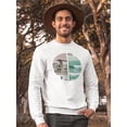 thumbnail image 2 of Wave Rider Pacific Coast 76 Sweatshirt Men -Image by Shutterstock, Male 5X-Large, 2 of 4