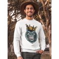 thumbnail image 2 of King Gorilla. Sweatshirt Men -Image by Shutterstock, Male 4X-Large, 2 of 4