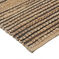 thumbnail image 4 of LR Home Natalie Ria Tan/Black Striped Transitional Jute Blend Area Rug, 9' x 12', 4 of 8