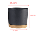 thumbnail image 2 of Hot Sale! Fdelink Plant Pots Set of for Indoor Plants with Holes and Removable Base Saucer Modern Decorative for Outdoor Garden, 2X Flower Pothorticultural Water Basin, 2 of 4