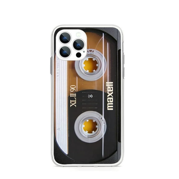 DMERBYL Compatible with iPhone 14 Pro Max(6.7 Inch) Case, Cassette Tape Shockof Music Cool Phone Case Bumper tective Cover for iPhone (2020 Release)