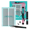 thumbnail image 1 of Kit de racimos de pestañas AMZGIRL LASH Daisy D-12 mm con adhesivo y sello, 1 of 6