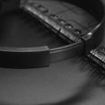thumbnail image 3 of Auriculares bajos plegables oreja con interfaz de micrófono de 3,5 m compatibles con teléfonos inteligentes, computadoras de escrito negro, 3 of 9