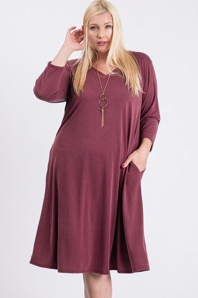 pocket swing dress
