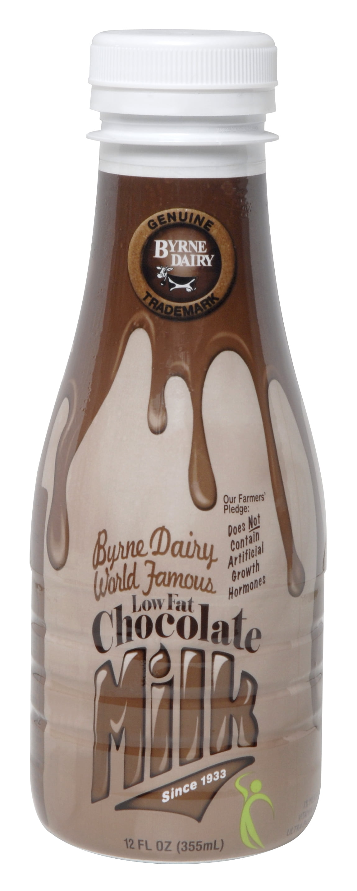 Byrne Dairy LowFat Chocolate Flavored Milk, 12 Fl. Oz.