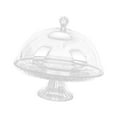 thumbnail image 4 of GROWTH TANK Cake Stand Dessert Display Plate Round Dome Serving Plate for Candy Pie Cake, 4 of 9