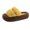 Yellow, variant on Black Women'S Slippers Cozy Furry House Shoes Indoor Outdoor Slip-On Comfortable Thick Sole Platform Non-Slip Fall Winter 1.09Lbs Size 37