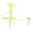 Jaune, variante sur jinwen Tee de Golf Réglable 35mm 40mm 45mm 50mm 55mm Équipement de Golf Porte-Balle de Golf Jaune