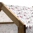 thumbnail image 5 of East Pet House, Sakura Flowers with Bullfinch Birds Branches Nature Animals Plants Spring Season, Outdoor & Indoor Portable Dog Kennel with Pillow and Cover, 5 Sizes, Pink Black Grey, by Ambesonne, 5 of 5