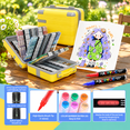 360 Colors Paint Markers with Automatic Ink Control for Art, Crafts ...