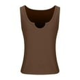 thumbnail image 5 of QUNYINEY Crop Tank Top for Women Solid V Neck Sleeveless Casual Shirts Ribbed Slim Tank Tops, 5 of 7
