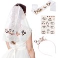 thumbnail image 3 of LLC Bridal Accessory Set for Bachelorette Party and Bridal Shower, 3 of 5