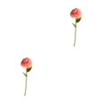 thumbnail image 2 of Baohd 1/2/3/5 10pack/lot Realistic Appearance Artificial Flower For Party Decor And Home Decor Deep Pink 2PCS, 2 of 6