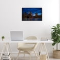 thumbnail image 3 of Stupell Industries Rustic Lodge Brooklyn Bridge at Night Black Framed Giclee Art, 18 x 12, by Tim West, 3 of 8