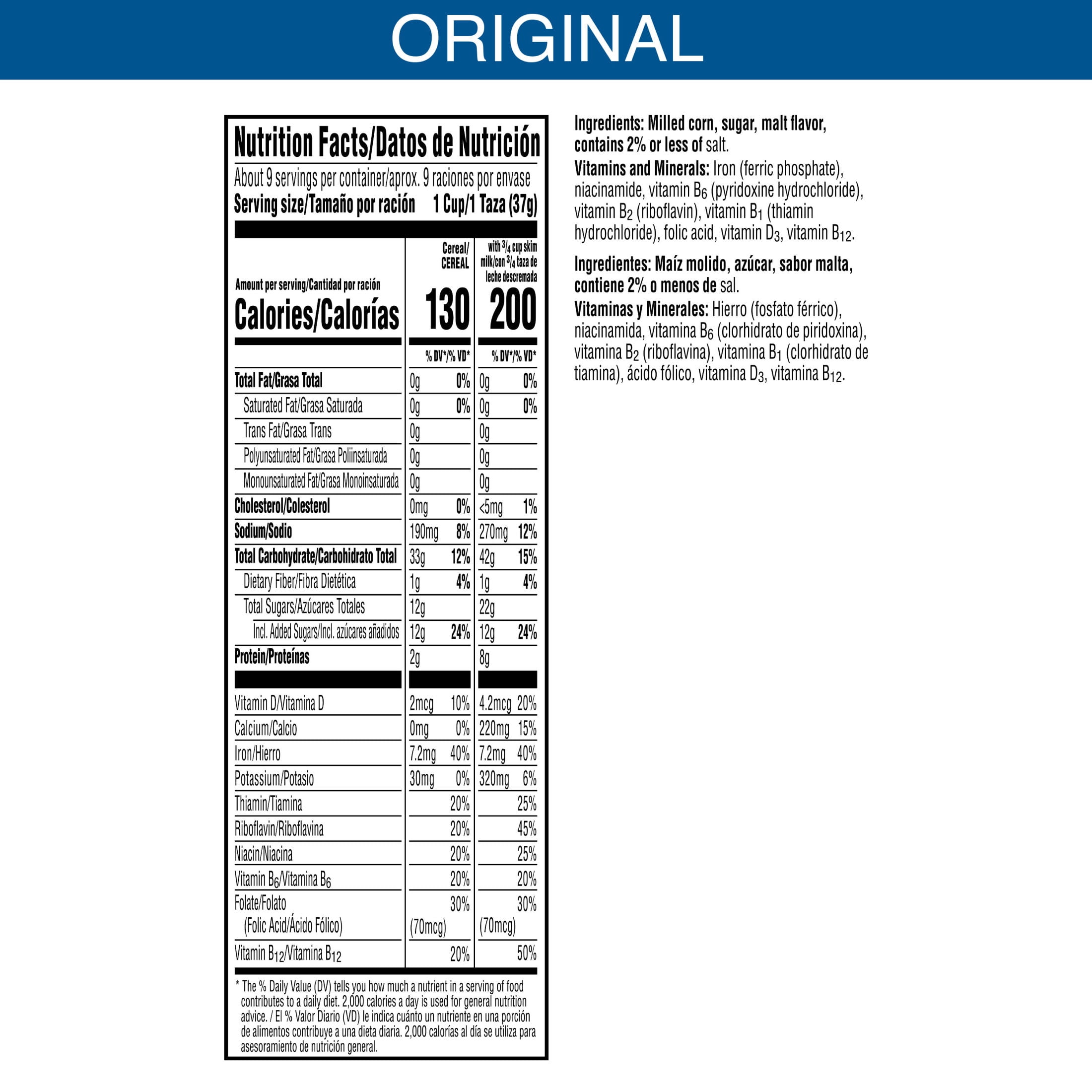 (18 pack) Kellogg's Frosted Flakes Breakfast Cereal, Kids Cereal, Family Breakfast, Original, 12oz Box (1 Box)