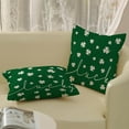 thumbnail image 4 of St Patricks Day Pillow Covers 18x18 Green White Clover Decor Throw Pillows Case for Couch Lucky Shamrocks Spring Indoor Outdoor Decorative Cushion Case for Sofa Bed Decorations Set of 2, 4 of 6